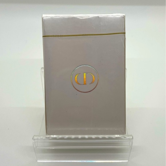 Sapphire Dior Bundle Sealed Deck of Cards and Velvet Trousse Pouch Bag - Picture 8 of 10